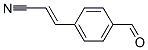 2-Propenenitrile, 3-(4-formylphenyl)-, (2E)- (9CI) Structure