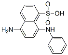 5-amino-8-anilinonaphthalene-1-sulphonic acid Structure