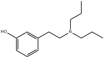 3-(2-디프로필렌아미노에틸)-페놀염산염 구조식 이미지