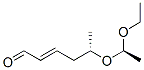 2-Hexenal, 5-(1-ethoxyethoxy)-, [R*,S*-(E)]-(+/-)- Structure