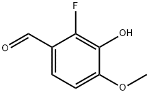2-FLUORO-3-HYDROXY-4-METHOXYBENZALDEHYDE Structure