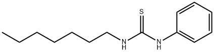 1-HEPTYL-3-PHENYL-2-THIOUREA 구조식 이미지