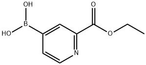 [2-(ETHOXYCARBONYL)PYRIDIN-4-YL]BORONIC ACID Structure