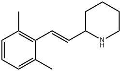 Piperidine, 2-[(1E)-2-(2,6-dimethylphenyl)ethenyl]- (9CI) Structure