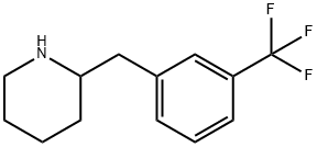 2-(3-TRIFLUOROMETHYL-BENZYL)-피페리딘 구조식 이미지