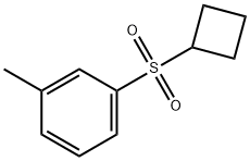 Benzene, 1-(cyclobutylsulfonyl)-3-methyl- (9CI) Structure