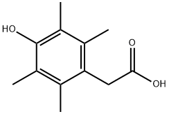 Acetic acid, (4-hydroxy-2,3,5,6-tetramethylphenyl)- (7CI) Structure