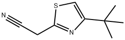 2-[4-(TERT-BUTYL)-1,3-THIAZOL-2-YL]아세토니트릴 구조식 이미지