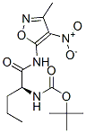 Carbamic  acid,  [(1S)-1-[[(3-methyl-4-nitro-5-isoxazolyl)amino]carbonyl]butyl]-,  1,1-dimethylethyl  ester  (9CI) Structure