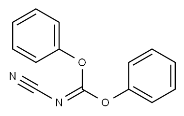Diphenyl N-cyanocarbonimidate 구조식 이미지