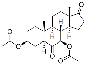 Androstane-6,17-dione, 3,7-bis(acetyloxy)-, (3beta,5alpha,7beta)- (9CI) Structure