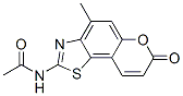 Acetamide,  N-(4-methyl-7-oxo-7H-pyrano[2,3-g]benzothiazol-2-yl)- 구조식 이미지