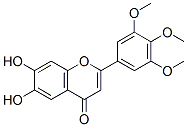 6,7-Dihydroxy-3',4',5'-trimethoxyflavone Structure