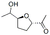 Ethanone, 1-[tetrahydro-5-(1-hydroxyethyl)-2-furanyl]-, [2alpha,5alpha(R*)]- (9CI) 구조식 이미지