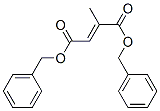 2-Methylfumaric acid dibenzyl ester Structure