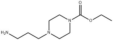 3-(4-Ethoxycarbonylpiperazinyl)propanamine Structure