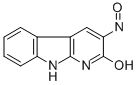 2-Hydroxy-3-nitroso-alpha-carboline 구조식 이미지