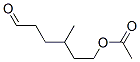 6-아세톡시-4-메틸헥산알 구조식 이미지