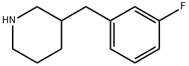 3-(3-FLUORO-BENZYL)-PIPERIDINE Structure