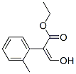 벤젠아세트산,알파-(하이드록시메틸렌)-2-메틸-,에틸에스테르(9CI) 구조식 이미지