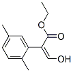 벤젠아세트산,알파-(하이드록시메틸렌)-2,5-디메틸-,에틸에스테르(9CI) 구조식 이미지