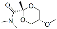 1,3-Dioxane-2-carboxamide,5-methoxy-N,N,2-trimethyl-,cis-(9CI) 구조식 이미지