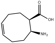 (1R,8S,Z)-8-AMINO-CYCLOOCT-4-ENECARBOXYLIC ACID Structure