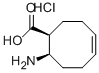 (1S,8R,Z)-8-AMINO-CYCLOOCT-4-ENECARBOXYLIC ACID HYDROCHLORIDE Structure