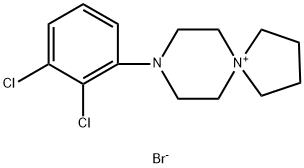 8-(2,3-Dichlorophenyl)-8-aza-5-azoniaspiro[4.5]decane BroMide 구조식 이미지