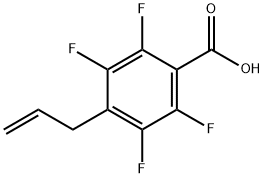 4-ALLYL-2,3,5,6-TETRAFLUOROBENZOIC ACID Structure