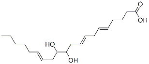 (5E,8E,14E)-11,12-dihydroxyicosa-5,8,14-trienoic acid 구조식 이미지