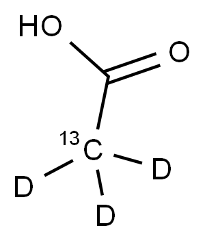 ACETIC ACID-2-13C,2,2,2-D3 Structure