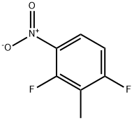 1,3-difluoro-2-methyl-4-nitrobenzene 구조식 이미지