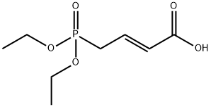 P,P-diethyl trans-4-phosphono-2-butenoate Structure