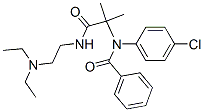 4'-Chloro-N-[2-[[2-(diethylamino)ethyl]carbamoyl]propan-2-yl]benzanilide Structure