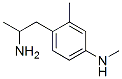 4-메틸아미노-알파,2-디메틸페네틸아민 구조식 이미지