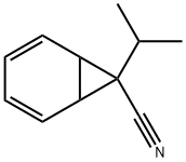 Bicyclo[4.1.0]hepta-2,4-diene-7-carbonitrile, 7-(1-methylethyl)- (9CI) Structure