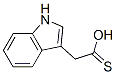 1H-인돌-3-에탄티오이산(9CI) 구조식 이미지