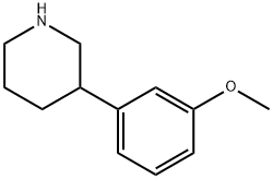 3-(3-METHOXYPHENYL)-PIPERIDINE
 Structure