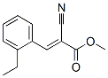 2-Propenoicacid,2-cyano-3-(2-ethylphenyl)-,methylester(9CI) 구조식 이미지