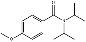 N,N-DIISOPROPYL-4-METHOXYBENZAMIDE 구조식 이미지