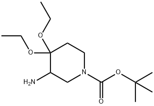 796062-33-4 3-Amino-4,4-diethoxypiperidine-1-carboxylic acid tert-butyl ester
