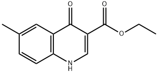 3-Quinolinecarboxylic acid, 1,4-dihydro-6-methyl-4-oxo-, ethyl ester Structure