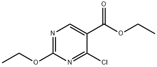 에틸4-클로로-2-에톡시피리미딘-5-카르복실레이트 구조식 이미지