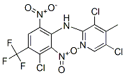 2-Pyridinamine, 3,5-dichloro-N-(3-chloro-2,6-dinitro-4-(trifluoromethy l)phenyl)-4-methyl- 구조식 이미지