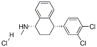 4-(3,4-디클로로페닐)-1,2,3,4-테트라히드로-N-메틸-1-나프탈렌아민염산염 구조식 이미지