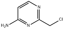 4-Pyrimidinamine, 2-(chloromethyl)- (9CI) 구조식 이미지