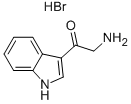 3-AMINOACETYLINDOL HYDROBROMIDE Structure