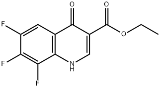 Ethyl 6,7,8-trifluoro-4-oxo-1,4-dihydroquinoline-3-carboxylate Structure