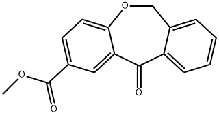 11-OXO-6,11-DIHYDRO-DIBENZOB,EOXEPINE-2-CARBOXYLICACID메틸에스테르 구조식 이미지
